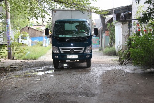 Đường 319 kết nối cao tốc Long Thành mòn mỏi chờ mặt bằng.